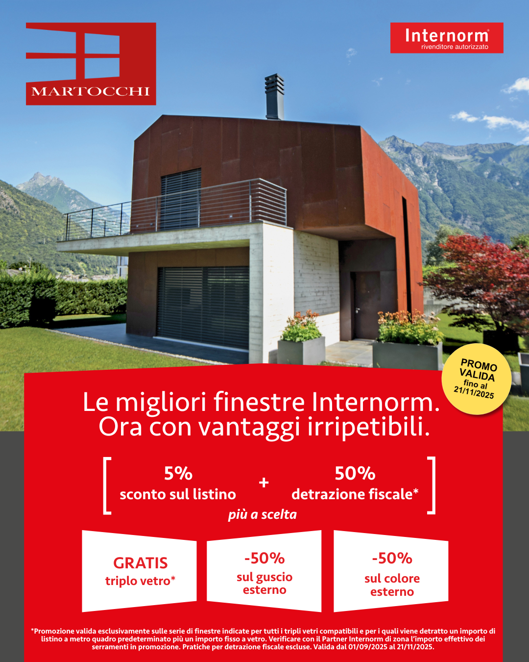Promozione Internorm Martocchi Serramenti